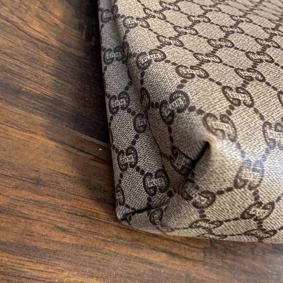 🛑  GUCCI Web Sherry Line GG Plus Tote - Picture 6 of 12